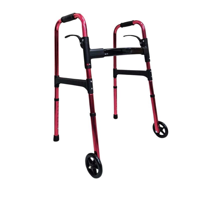 Andadera Viajera Plegable con Llantas delantera... image number null