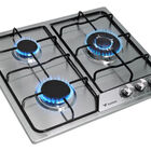 Parrilla 3 Quemadores Acero Inoxidable Templado