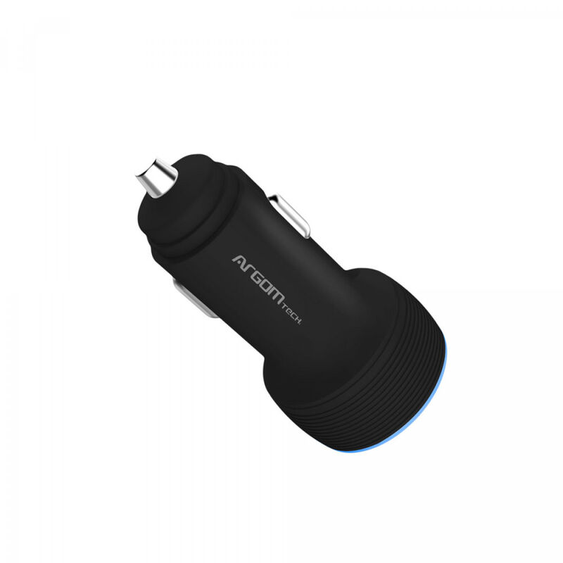 Cargador De Auto Pd 36W Tipo-C & Usb Negro image number null