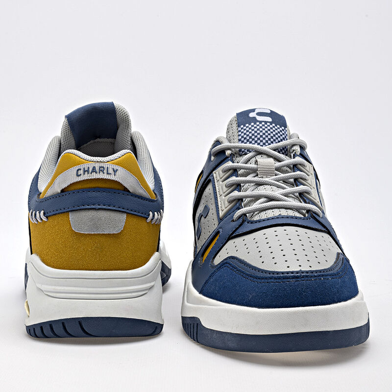 Charly Tenis Urbano para Hombre Marino Gris Ama... image number null