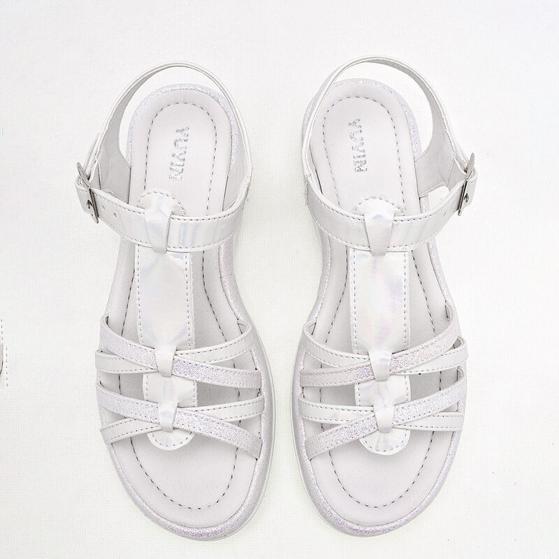 Yuyin Sandalia para mujer blanco image number null