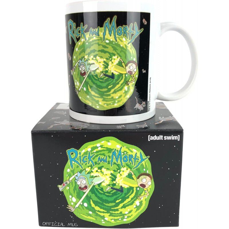 Taza Dimensi&oacute;n Gatos Voladores Rick y Morty Cer... image number null