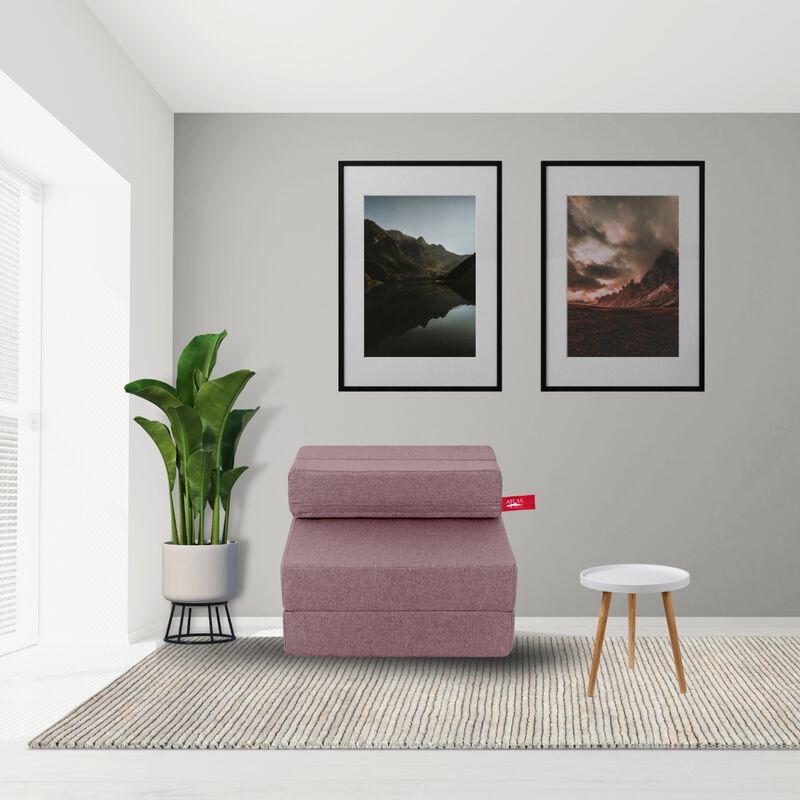 Sillón Plegable Tipo Puff Atlas Basics Gris Cla... image number null