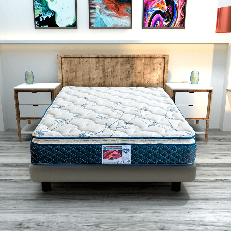 Colch&oacute;n Matrimonial Spring Air Carm&iacute;n + Box image number null