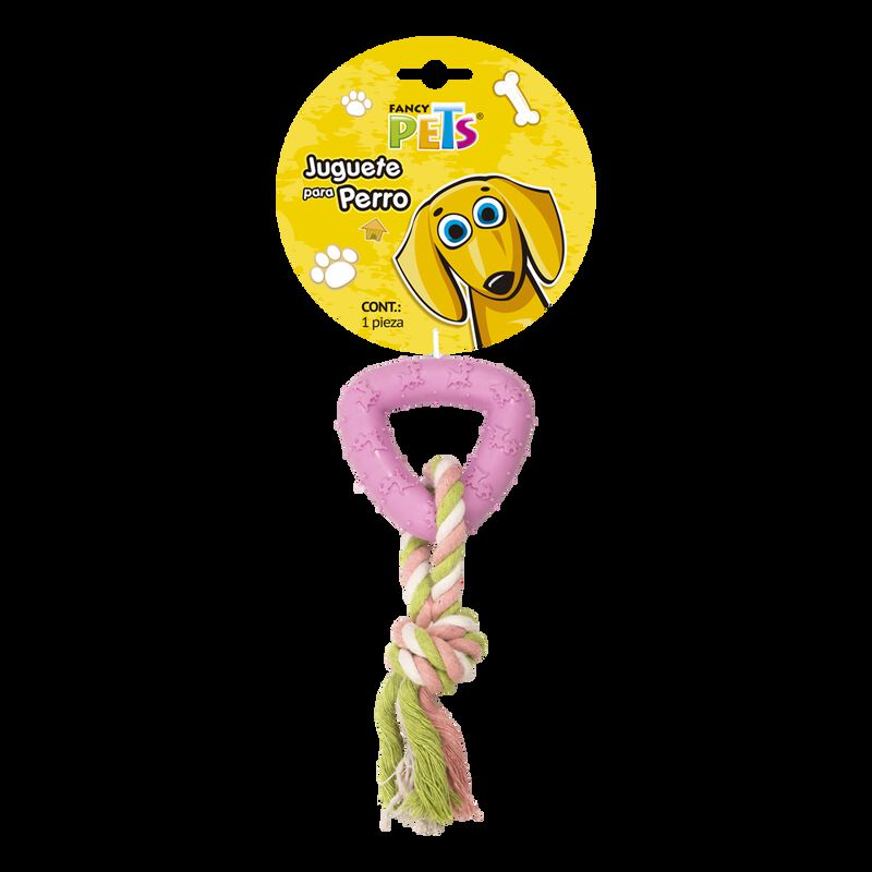 Fancy Pets Juguete para Perro de Caucho Tri&aacute;ngu... image number null