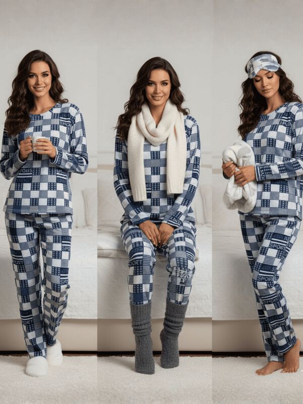 Pijama Afelpada Mujer Polar PIJ-055-2-MJE D12 P... image number null