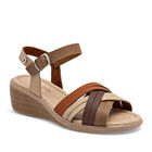 Mora Tierra Sandalia para mujer caf&eacute; camel beige