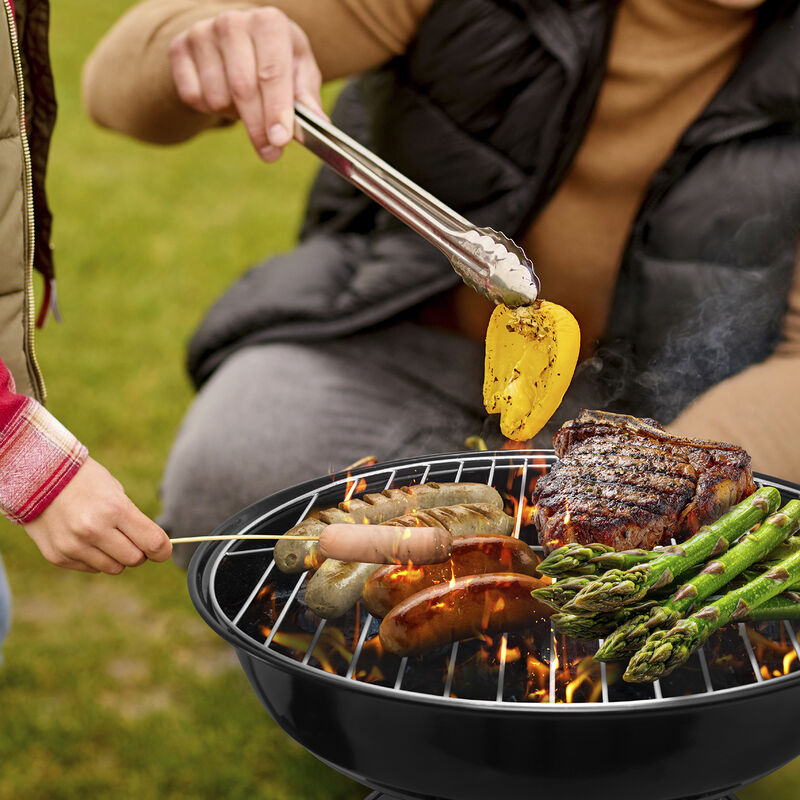 Parrilla De Carb&oacute;n Port&aacute;til Tipo Kettle Con Tap... image number null