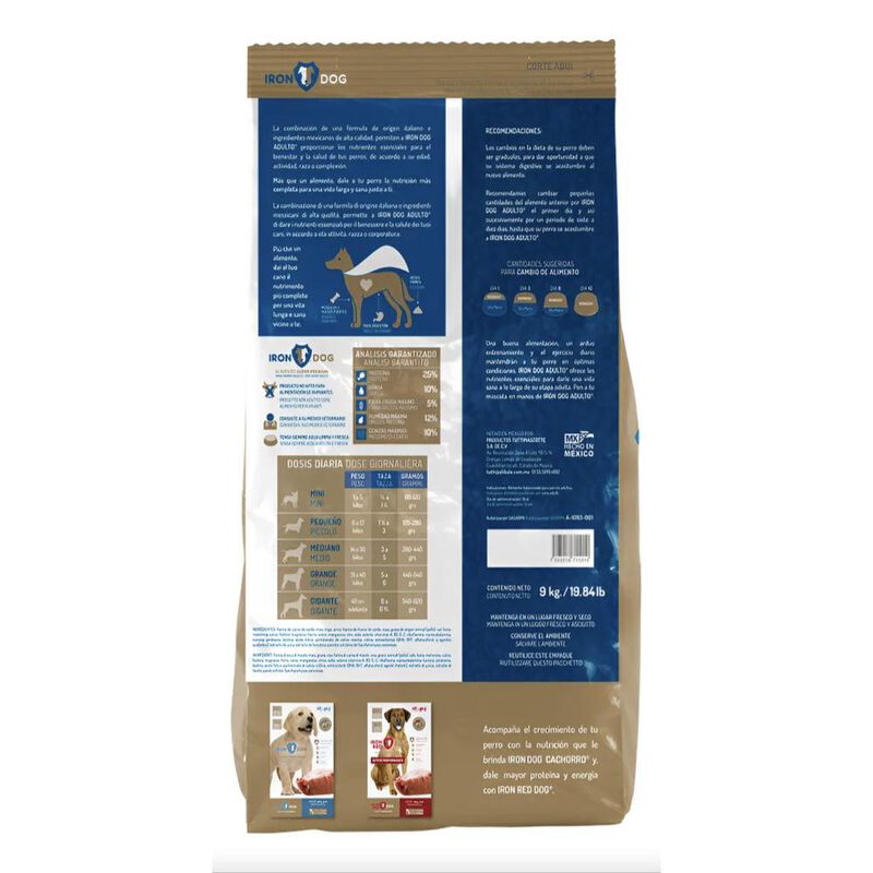 Iron Dog Super Premium Adulto 4 Kg Original Sel... image number null