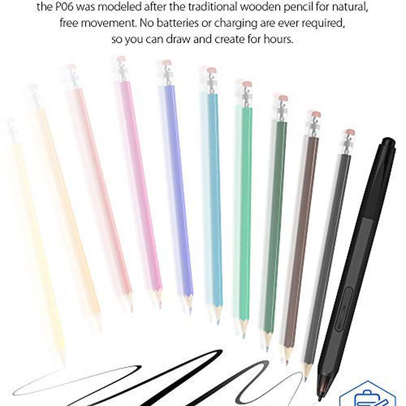 Pen Xp-pen P06 Passive 8192 Level Para Tabletas... image number null