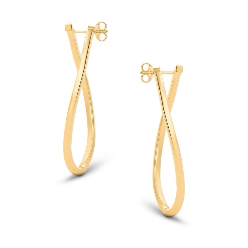 Aretes De Oro Amarillo 14k Rl54-aa image number null