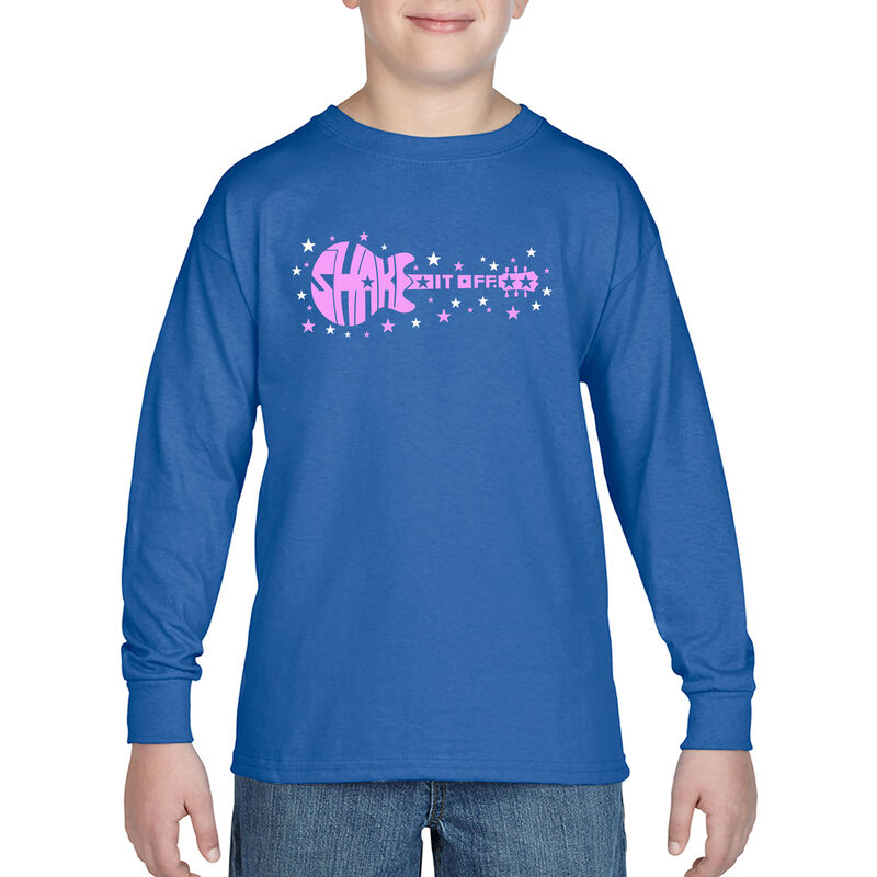 Camiseta De Manga Larga Word Art Para Ni&ntilde;o - Sh... image number null
