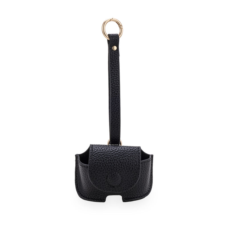 Bolsa Tote Maxi Con Porta Audif&oacute;nos Color Negro image number null