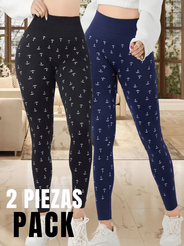 Set 2 Leggings Mujer Mayones LIC-0200-PX2 Varie... image number null