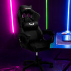 Silla Gamer  Negro con Altura Ajustable