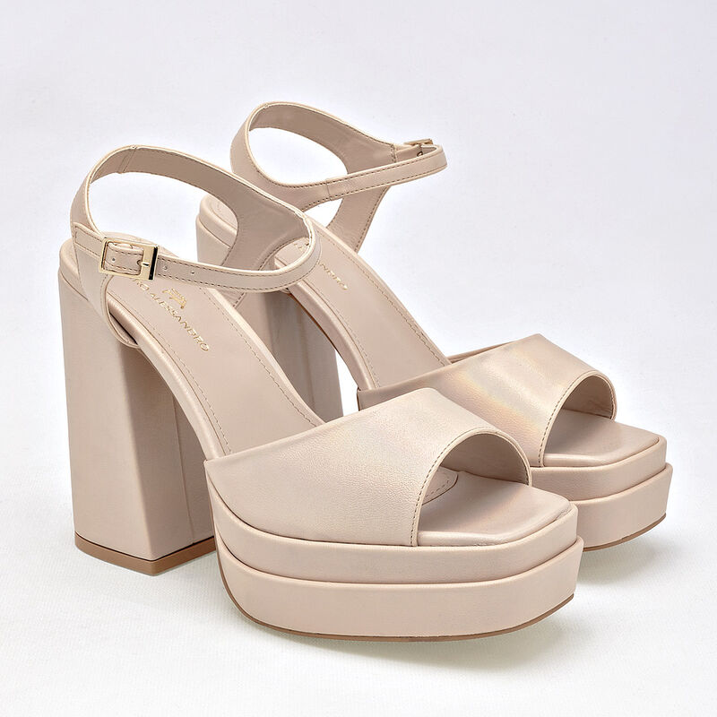 Pietro Alessandro Zapatos para mujer beige torn... image number null