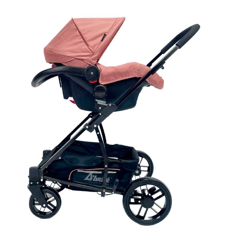 Carriola D'Beb&eacute; Travel System Crown Rosa END15 image number null
