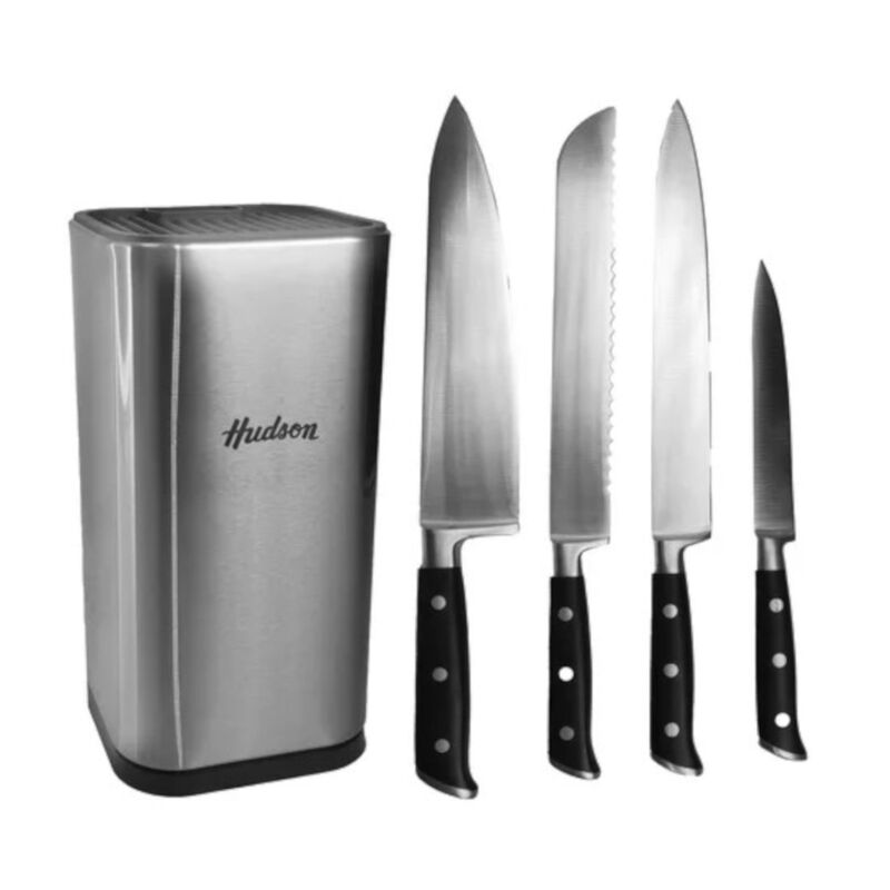 Juego Set 4 cuchillos HUDSON Acero Inoxidable A... image number null