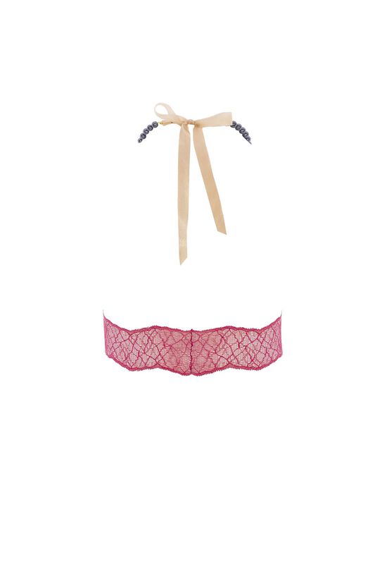 Sost&eacute;n Bralette Sydney Oscuro Rojo Talla: L image number null