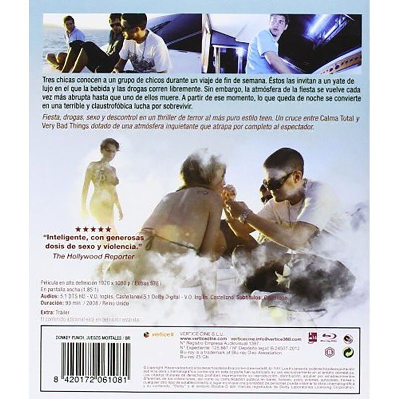 Donkey Punch: Juegos Mortales [blu-ray] (2008) ... image number null