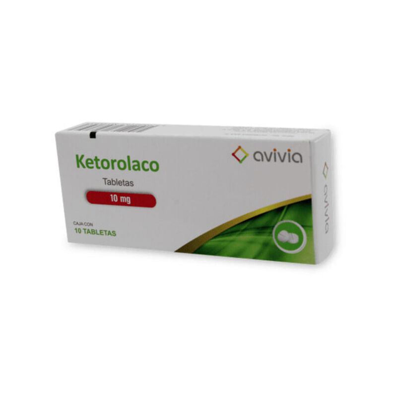 Ketorolaco 10mg caja 10 tabletas image number null
