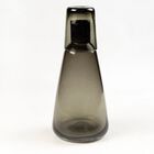 Jarra de Buró de Vidrio Soplado Humo Marea Baja