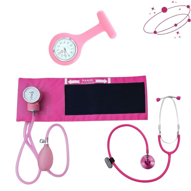Kit Bauman&oacute;metro Aneroide Y Estetoscopio De Una... image number null