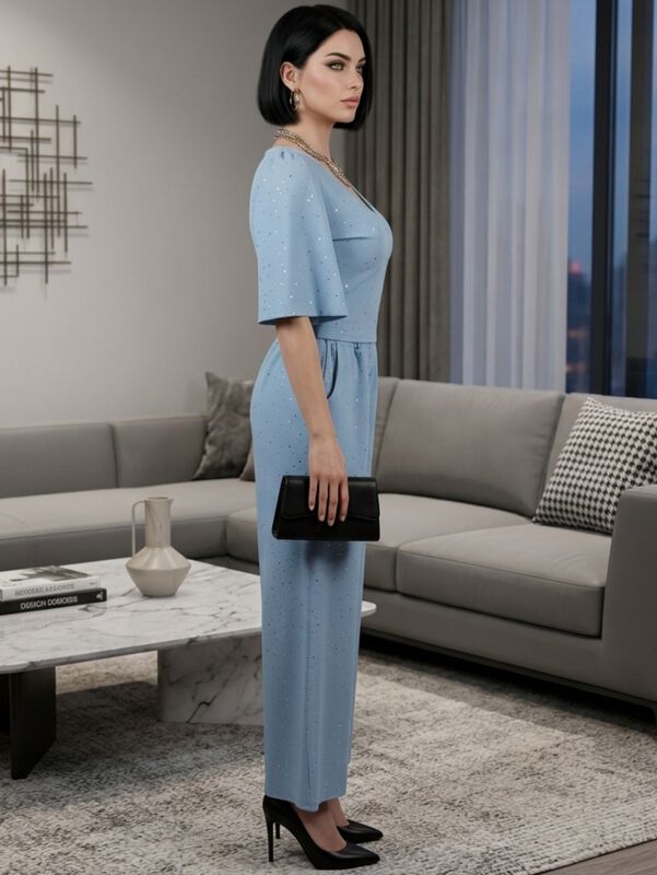 Conjunto 2 Piezas Elegante Con Brillos Conj-020... image number null