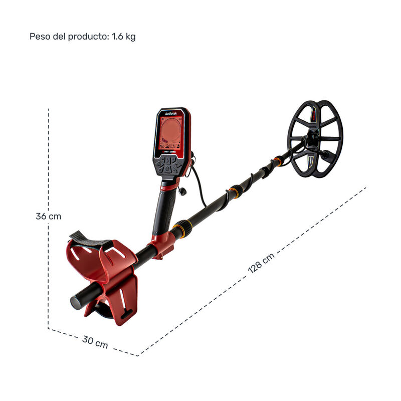 Detector Metales 5m Sumergible 4 Modos Recargab... image number null