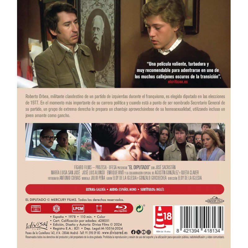 El Diputado [Blu-ray] (1978) image number null