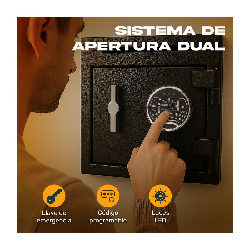 Caja Fuerte Seguridad Electr&oacute;nica Cerradura Dig... image number null