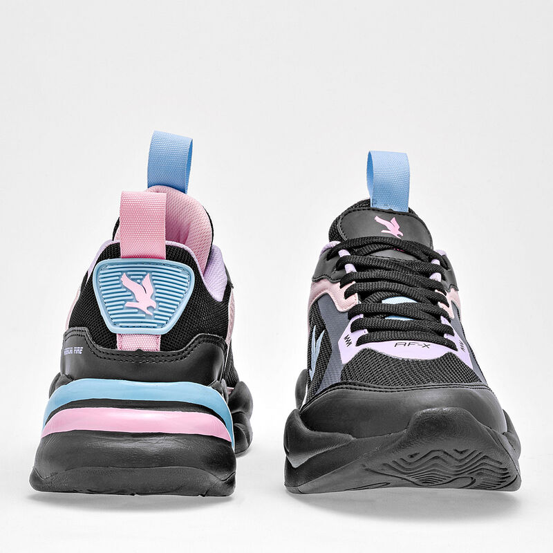 American Fire Tenis urbano para mujer negro ros... image number null