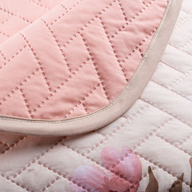 Juego de Colcha Matrimonial Queen Size Salmon image number null