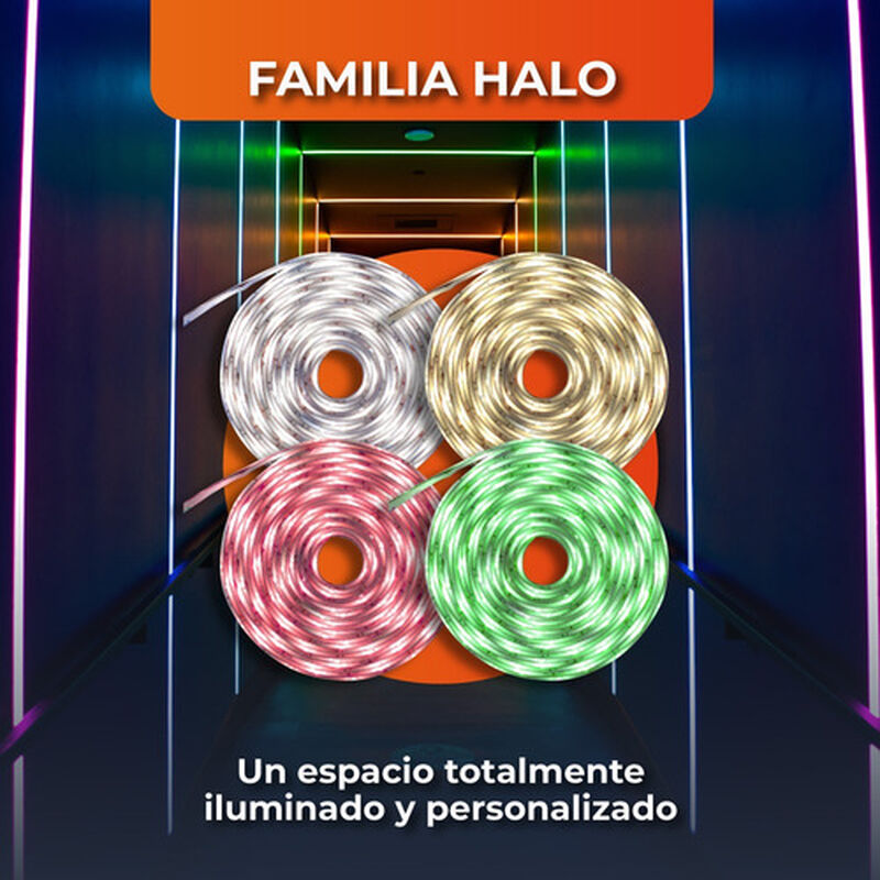 Tira Led 5 Metros De Longitud 12 W, Luz Amarill... image number null