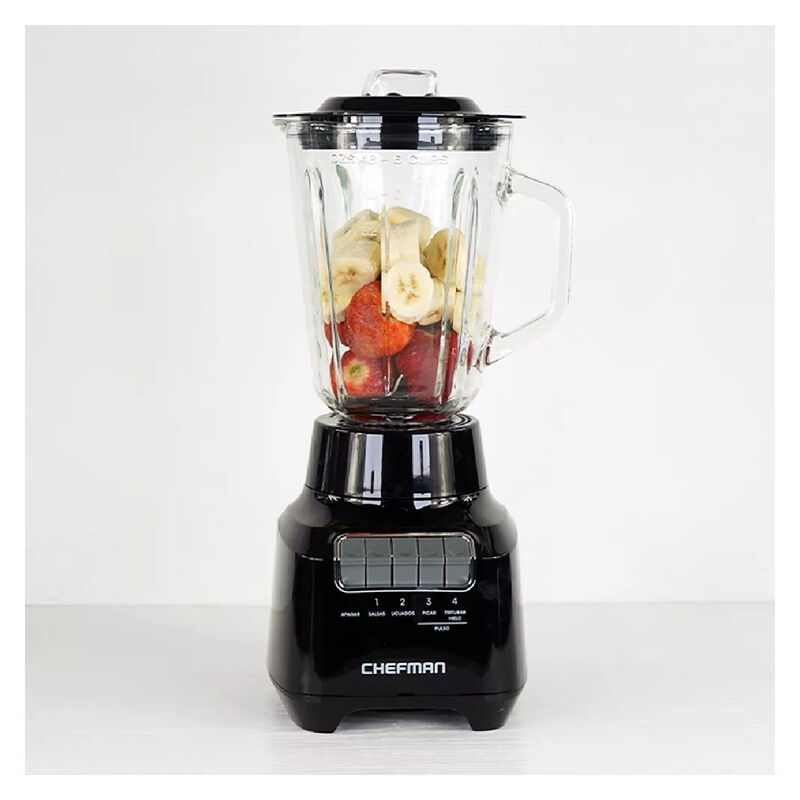 Licuadora Chefman Vaso de vidrio 3 Vel. 1.5 Lts... image number null