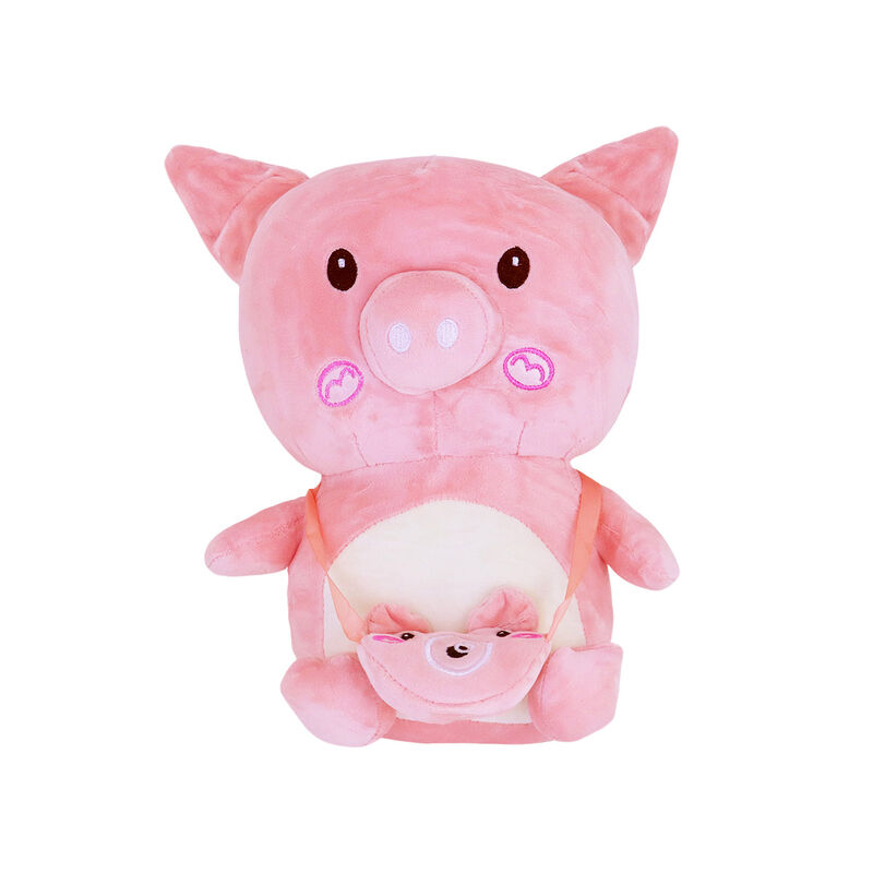 Puerquito De Peluche Con Bolsa image number null
