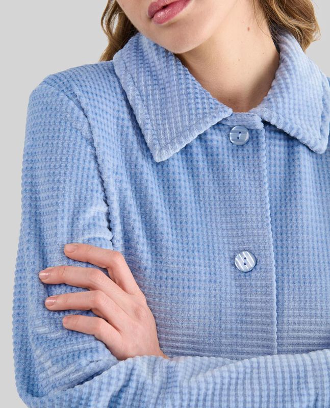 Bata Jacquard Cuadros Acero image number null