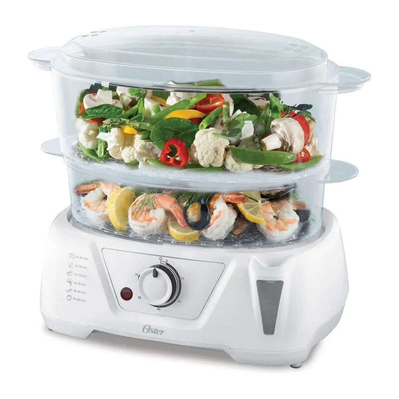 Vaporera de Alimentos El&eacute;ctrica Oster Doble Ban... image number null