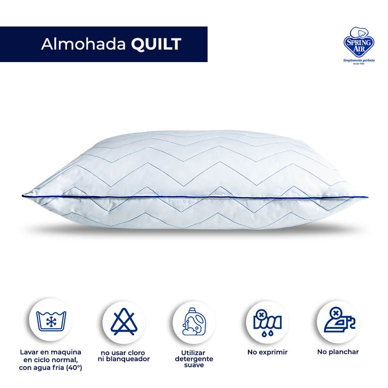 Almohada Spring Air Quilt Touch Firme Estandar ... image number null