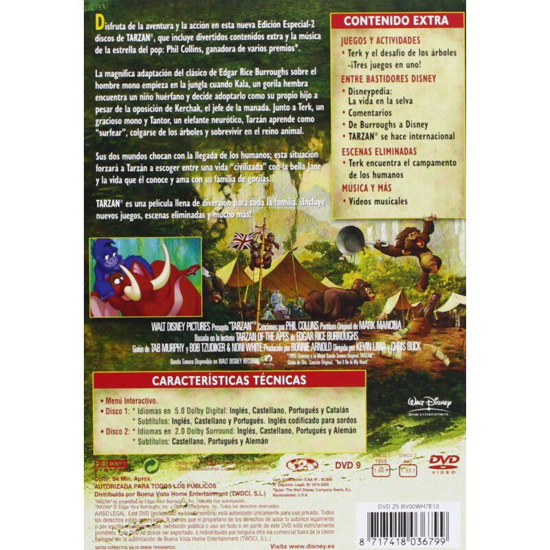 Tarz&aacute;n (Edici&oacute;n especial) [DVD] image number null