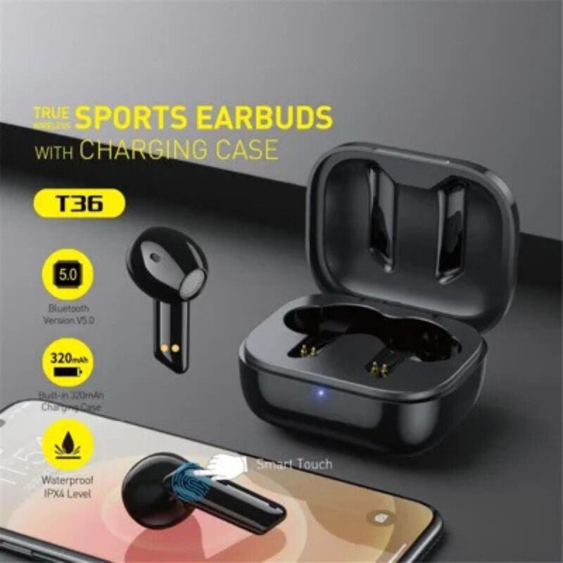 Awei T36 Audifonos Deportivos (negro) image number null