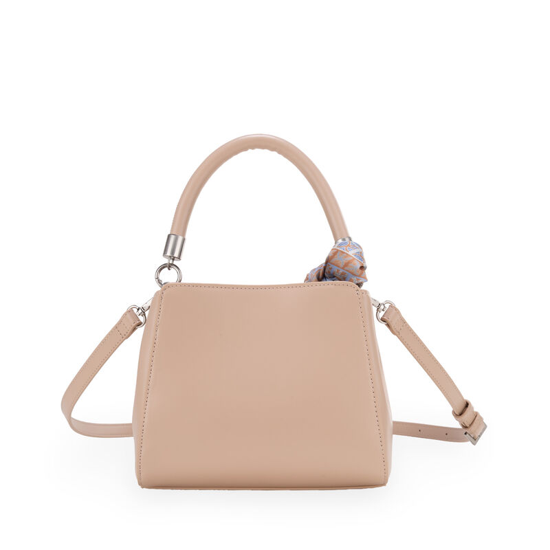 Bolsa Satchel Chica Con Mascada Color Camel image number null
