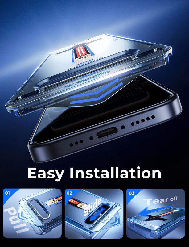 Protector De Pantalla De Cristal Templado Con P... image number null