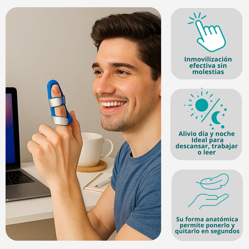 F&eacute;rula Para Dedo Tipo Rana Ajustable Inmoviliza... image number null