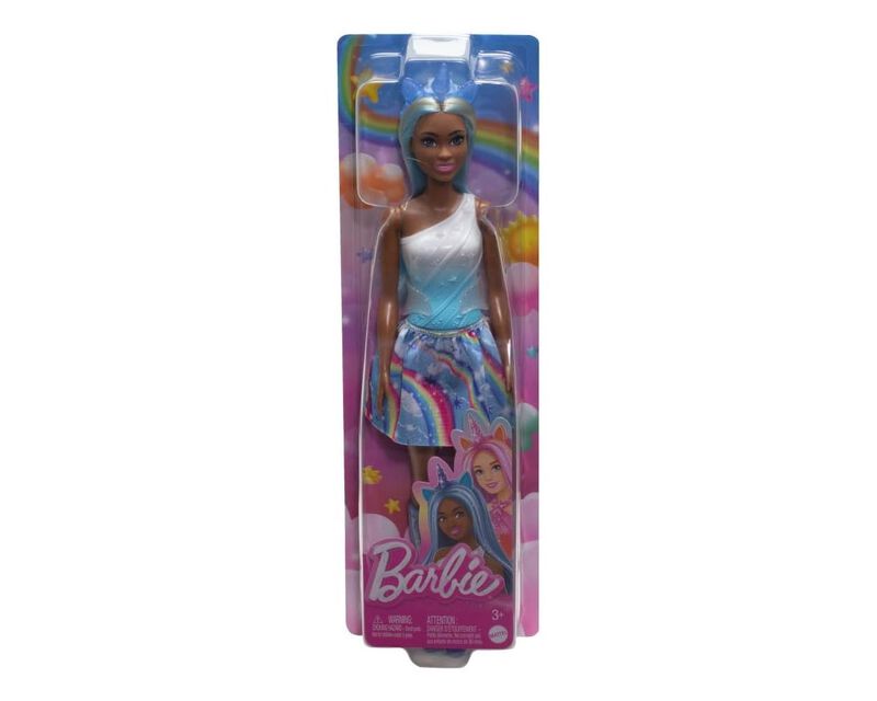 Barbie Fantas&iacute;a Unicornio Falda de Ensue&ntilde;o Azul... image number null