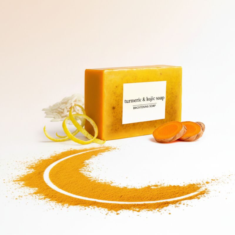 6 Jabones de C&uacute;rcuma Turmeric Limpieza Facial y... image number null