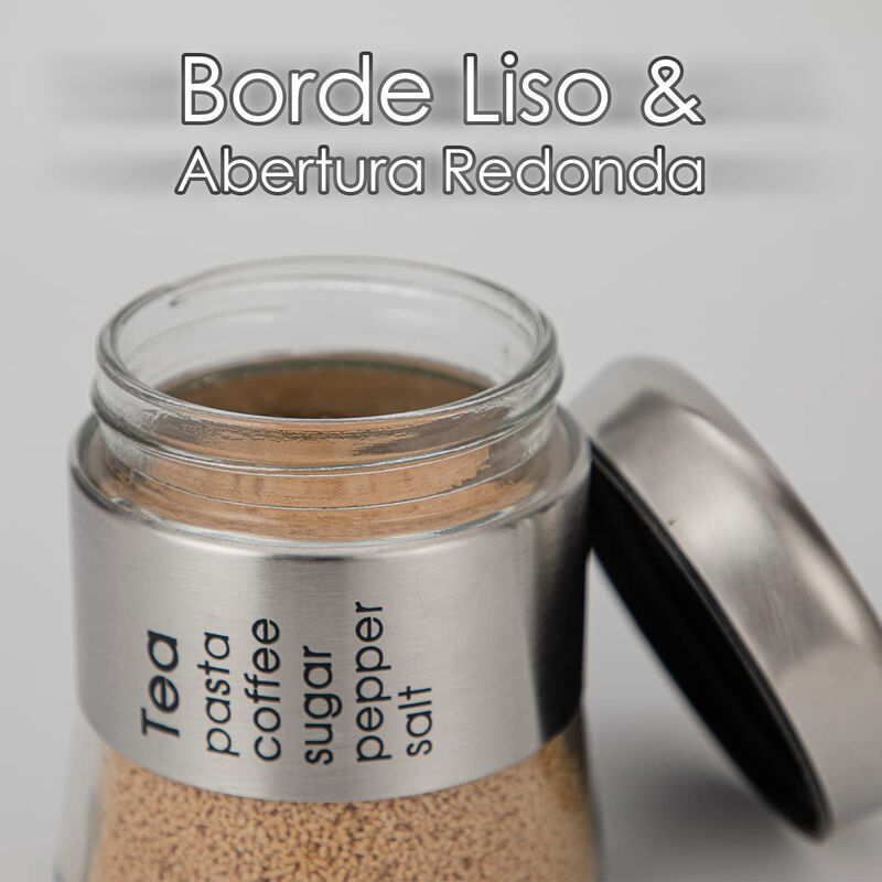 Juego de Recipientes Herm&eacute;ticos de Vidrio con B... image number null