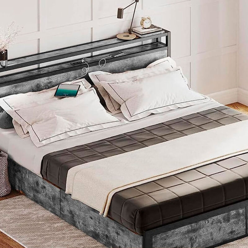 Base de Cama Queen con Iluminaci&oacute;n Ajustable co... image number null