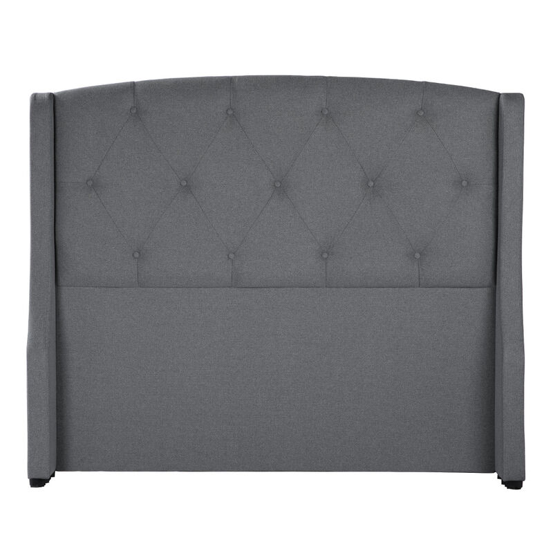Cabecera King Size Dicasa Zefyr Gris Oscuro image number null