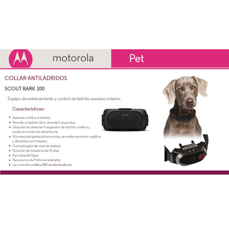 Antiladrido Collar MOTOROLA vibración pulso est... image number null